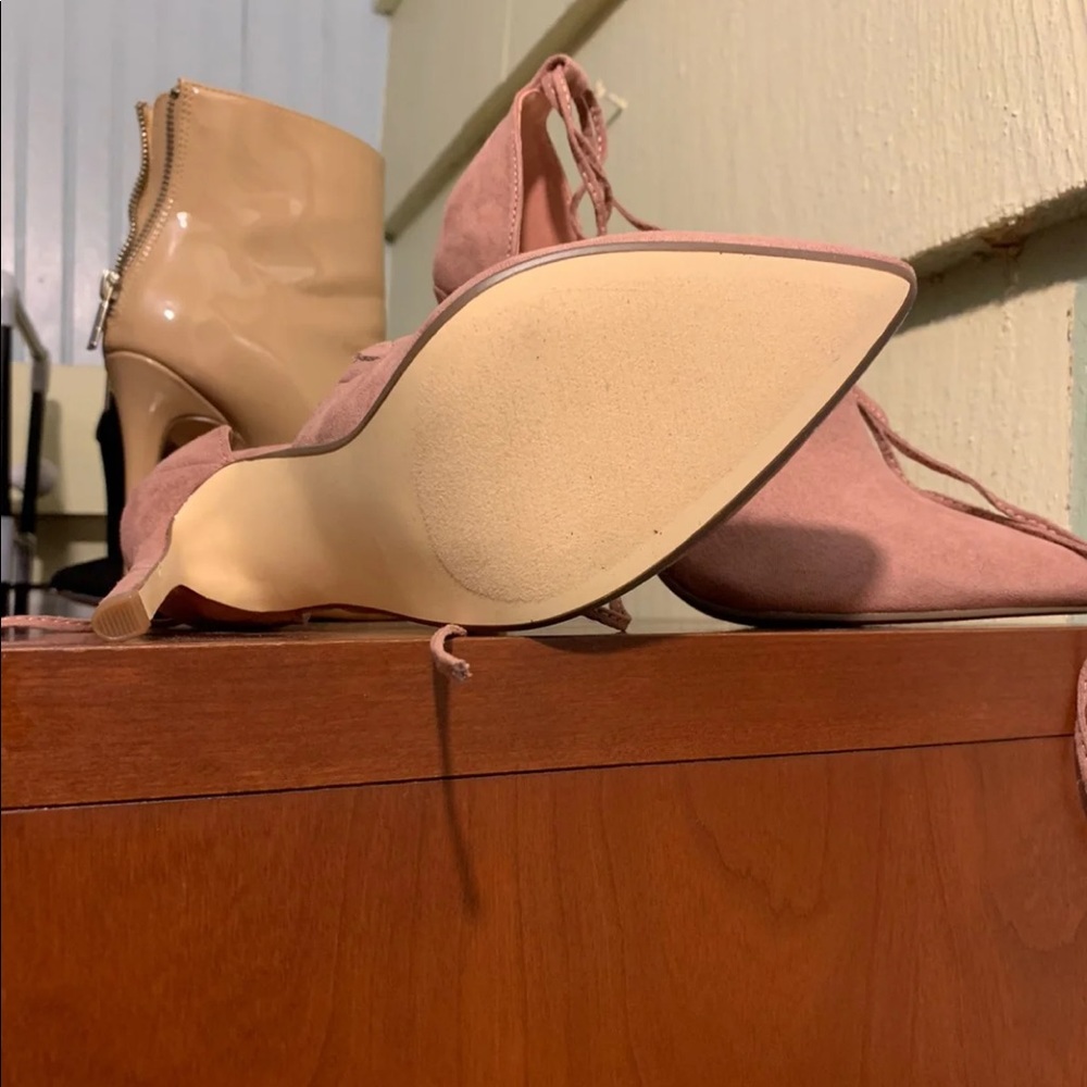 Deep Blush pink pumps - Picture 3 of 3